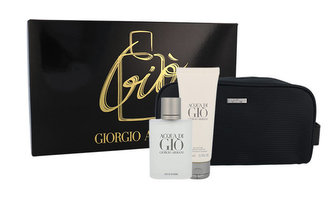 Giorgio Armani Acqua di Gio toaletní voda 100 ml + sprchový gel 75 ml + toaletní taška