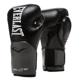 Everlast PRO STYLE ELITE GLOVES BLACK/GREY 16OZ