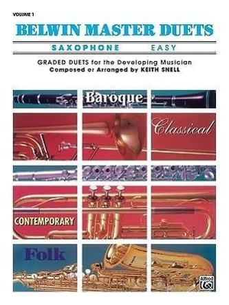 Belwin Master Duets (Saxophone), Vol 1: Easy