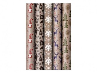 Papier do pakowania BN kraft 3 200x70 MIX (60 szt)