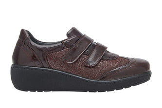 Scholl Dámské zdravotní vycházková obuv THELMA 2 STRAPS hnědá 38