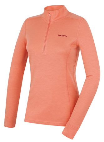 Dámská merino mikina Aron Zip L light orange - XL
