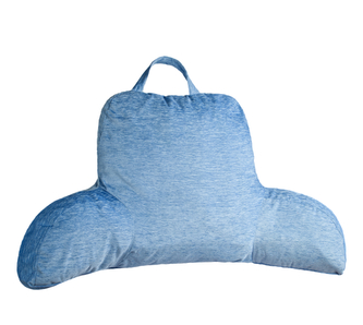 Polštář - opěrka na čtení - světle modrá - cca 50x100 cm