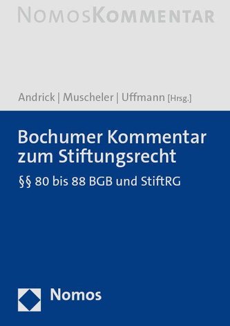 Bochumer Kommentar zum Stiftungsrecht