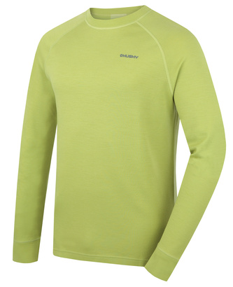 Pánská merino mikina Aron M bright green - L