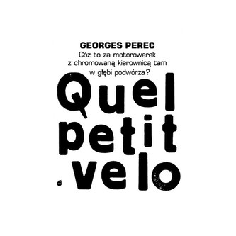 Cóż to za motorowerek z chromowaną kierownicą tam w głębi podwórza?