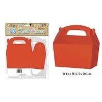 Krabička na cukroví - červená 12 x 12,5 x 6 cm - Scrumptious