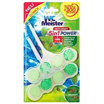 WC Meister Duo Aktiv Kraft 5v1 závěska do WC 2 x 45 g - vůně lesa