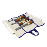 Sada plochých dlát v plátěném kapsáři