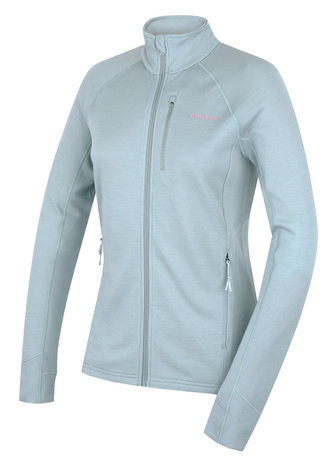 Dámská mikina z merino vlny Alou L faded mint - S