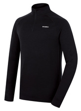 Pánská merino mikina Aron Zip M black - M