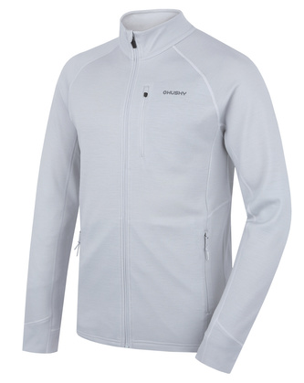 Pánská mikina z merino vlny Alou M light grey - XL