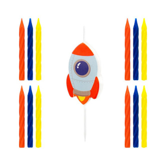 Dortové svíčky - Raketa 13 ks