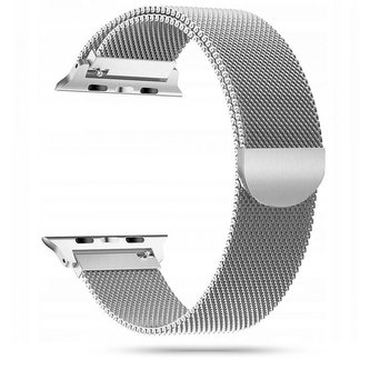Tech-protect řemínek Milánský tah pro Apple Watch 38/40mm, stříbrný
