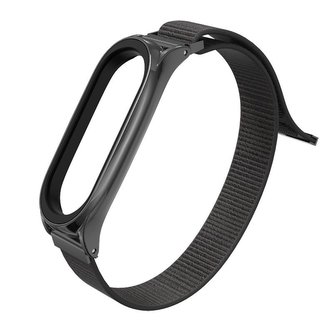 Náhradní náramek Xiaomi Mi Band 5/6 - nylonový, černý