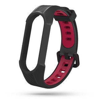 Tech-Protect náhradní náramek Armour pro Xiaomi mi band 5/6, černo červený
