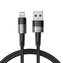 Tech-protect Ultraboost Lightning kabel 12W/2,4A 100cm šedý