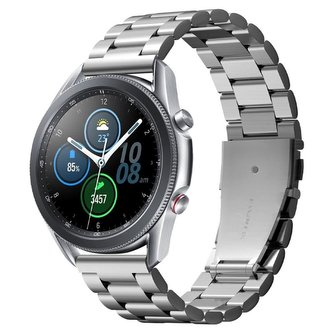 Spigen Kovový řemínek pro Samsung Galaxy Watch 46mm, stříbrný 600WB24981
