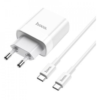 HOCO C80A PD20W Rychlá nabíječka QC3.0 + kabel USB-C