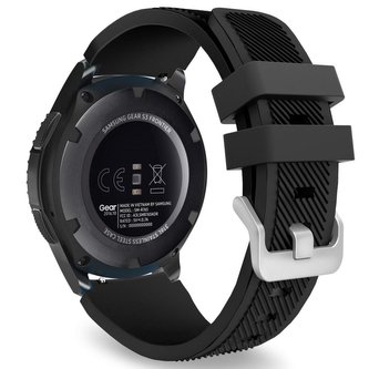 Tech-Protect SMOOTHBAND gumový řemínek pro Samsung Galaxy Watch 46mm, Černý