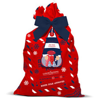 Grace Cole Dárková sada péče o tělo ve vánočním sáčku Kakao & Vanilka 5 ks woman