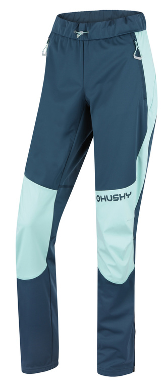 Dámské softshellové kalhoty Kala L mint/turquoise - S