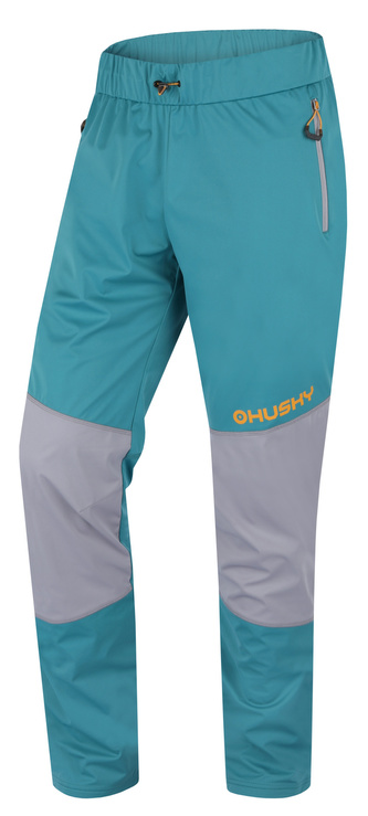 Pánské softshellové kalhoty Kala M turquoise/brown - XXXL