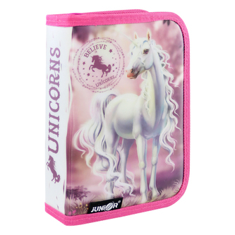 Penál plátěný plný 31 dílný - Seria 4 - Believe in Unicorns