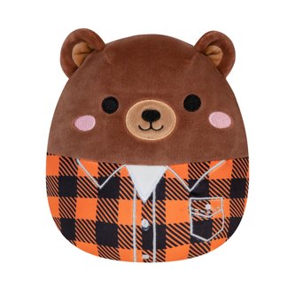 Squishmallows Podzim - Medvěd v kabátku Omar 20 cm