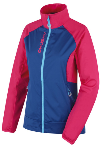Dámská softshell bunda Suli L pink/blue - XL
