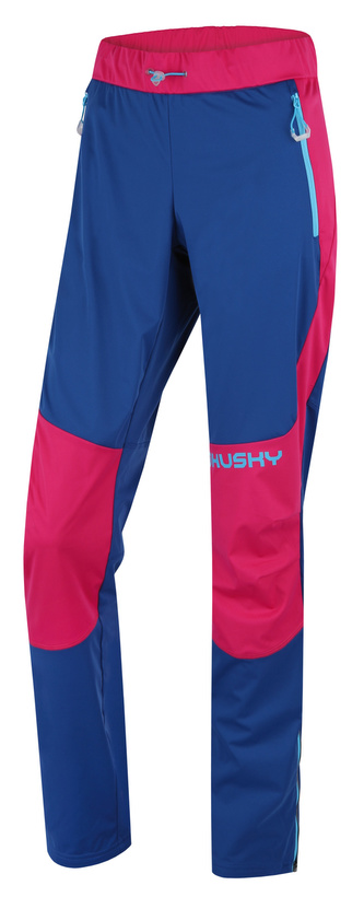 Dámské softshellové kalhoty Kala L pink/blue - M