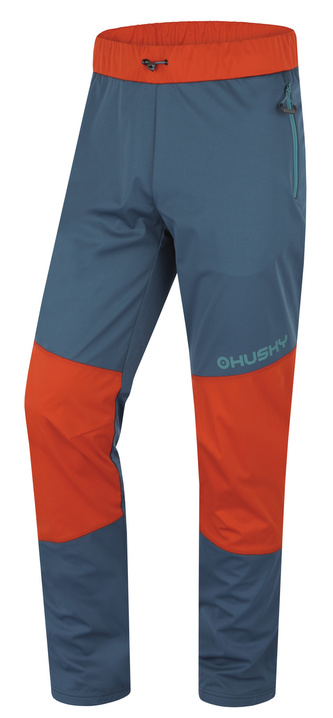 Pánské softshellové kalhoty Kala M grey/mint - XL