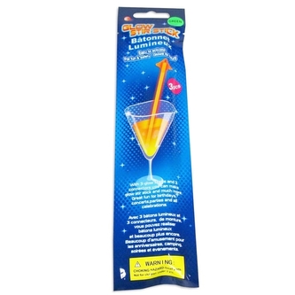 Svítící tyčinky na drink