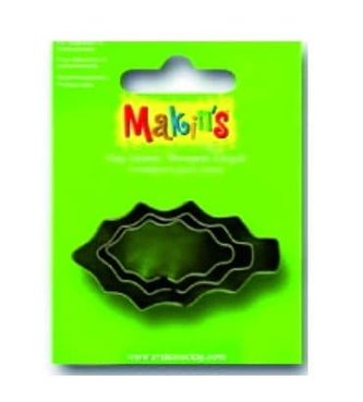 Sada kovových vykrajovátek 3ks LIST