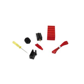 Motor pro stavebnice Fischertechnik, typ XS, balení obsahuje pouzdro pro 9V baterii.