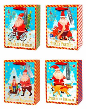 Torba QPXL Boże Narodzenie Mikołaj MIX