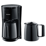 Kávovar Severin, KA 9307, 2 termokonvice, 8 šálků, výklopný filtr 1x4, 1000 W