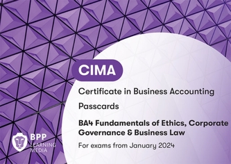 CIMA BA4 Fundamentals of Ethics, Corporate Governance and Business Law