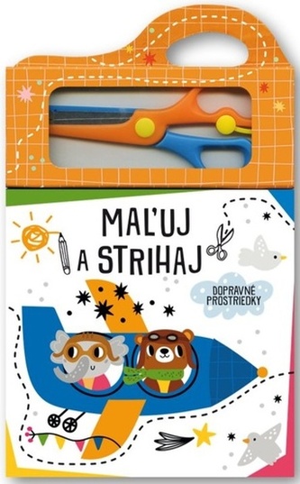 Dopravné prostriedky - Maľuj a strihaj