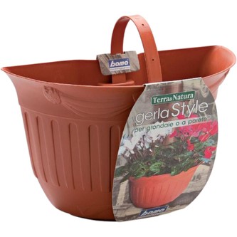 BAMA Květináč Gerla Style 2ks, barva terracota