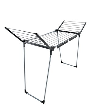 LEIFHEIT Sušák na prádlo Pegasus 150 Solid Slim BLACK