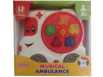 Auto záchranka s efekty 16 cm