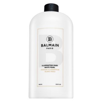 Balmain Illuminating Mask White Pearl neutralizující maska pro platinově blond a šedivé vlasy 1000 ml