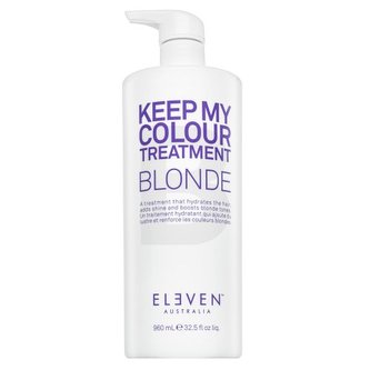 Vlasová kosmetika  v naší nabídce nese jména těch nejslavnějších kadeřnických značek. Masky na vlasy značky Eleven Australia z kolekce  byly vytvořeny pro blond vlasy speciálně pro ženy. Tento kadeřnický zázrak má objem 960 ml.