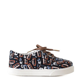 Oldcom Tenisky TAYLOR Retro Teen Velikost: 33, Barva: Černá