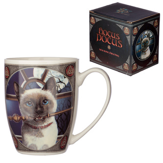 Porcelánový hrnek Hokus Pokus Kočka, design Lisa Parker