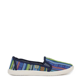 Oldcom Slip-On ETNO Modré Dámské DOPRODEJ Velikost: 35, Barva: Modrá