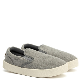 Oldcom Slip-On EMILY Filcové Šedé Velikost: 40, Barva: Šedá