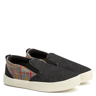 Oldcom Slip-On EMILY Denim Šedé Velikost: 35, Barva: Šedá