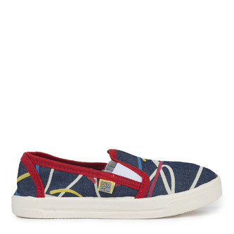 Oldcom Slip-On COOPER Denim Teen Velikost: 33, Barva: Modrá